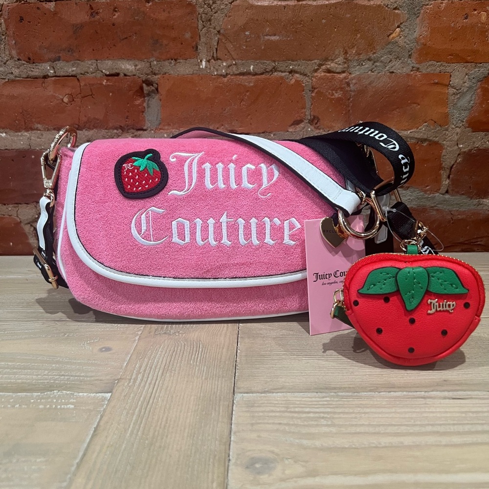 NWT Juicy Couture Sweet N Juicy Flap Shoulder Bag